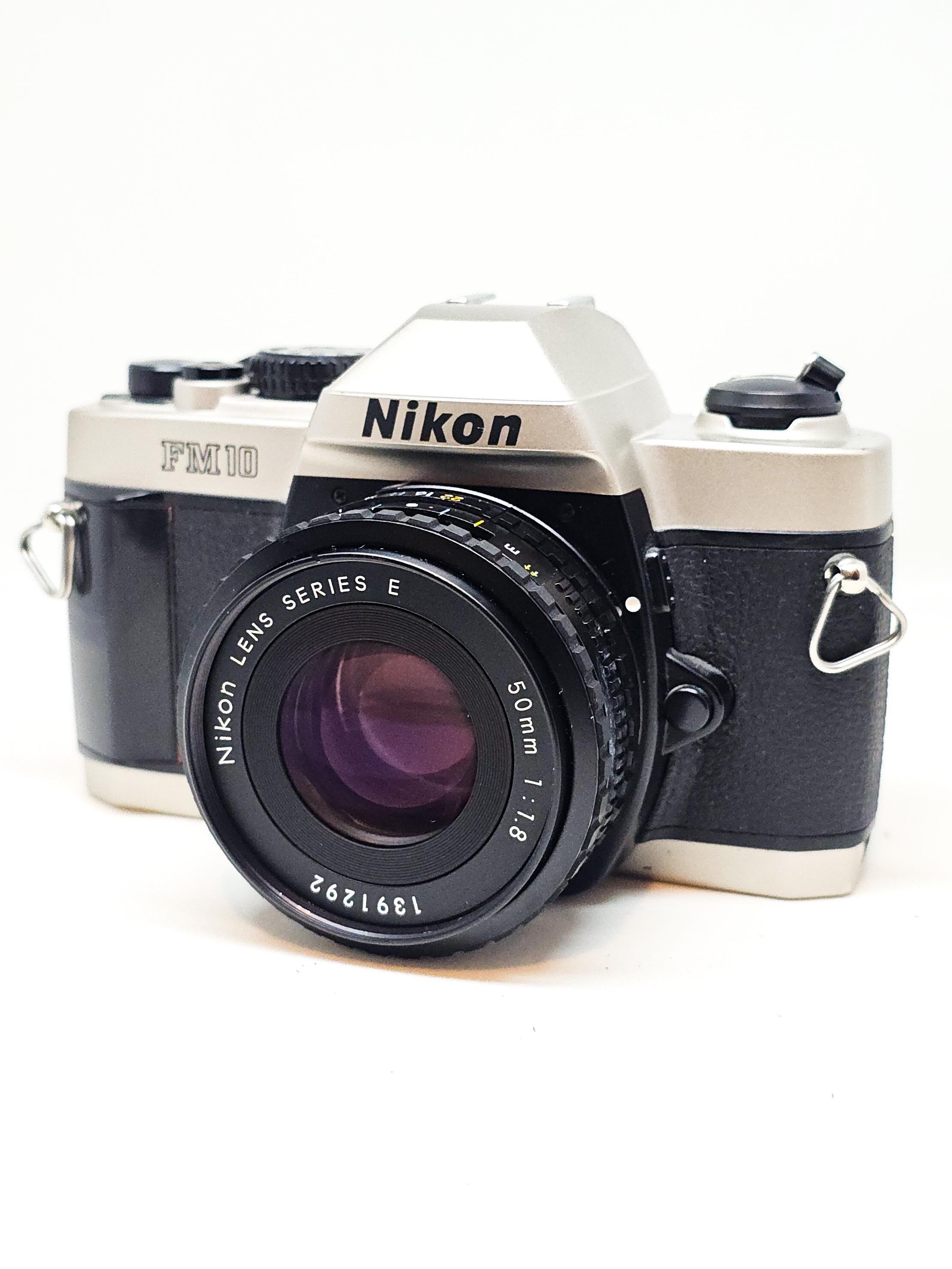 Nikon FM10 Vintage 35mm Film Camera W/ 50mm F1.8 E 'pancake' Lens