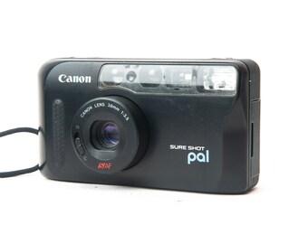 Appareil photo compact vintage Sure Shot Pal de Canon avec objectif 35 mm f:3,5 *EN L'ÉTAT*