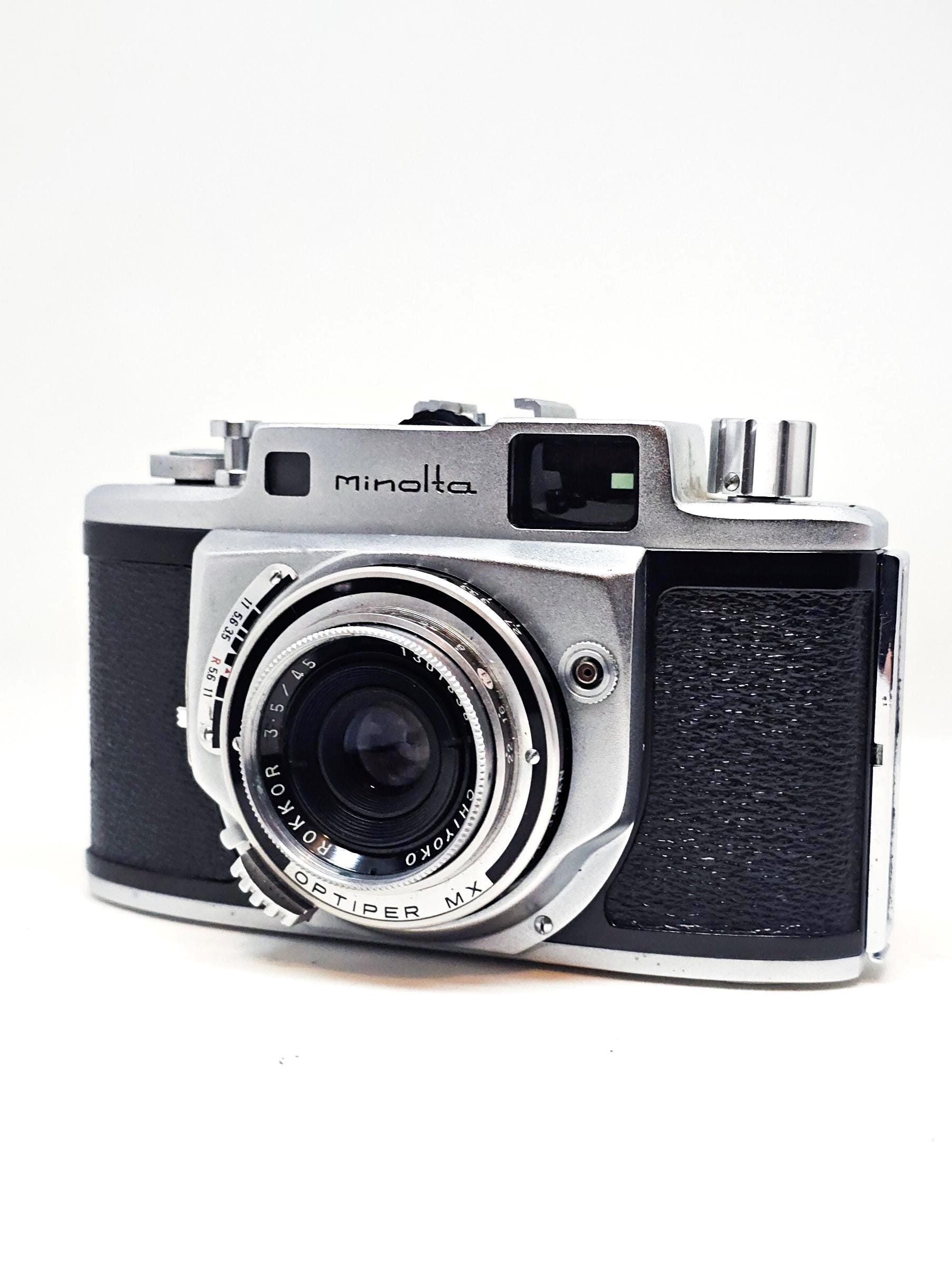 Minolta A Vintage 35mm Film Camera W/ Chiyoko Rokkor 45mm F3.5