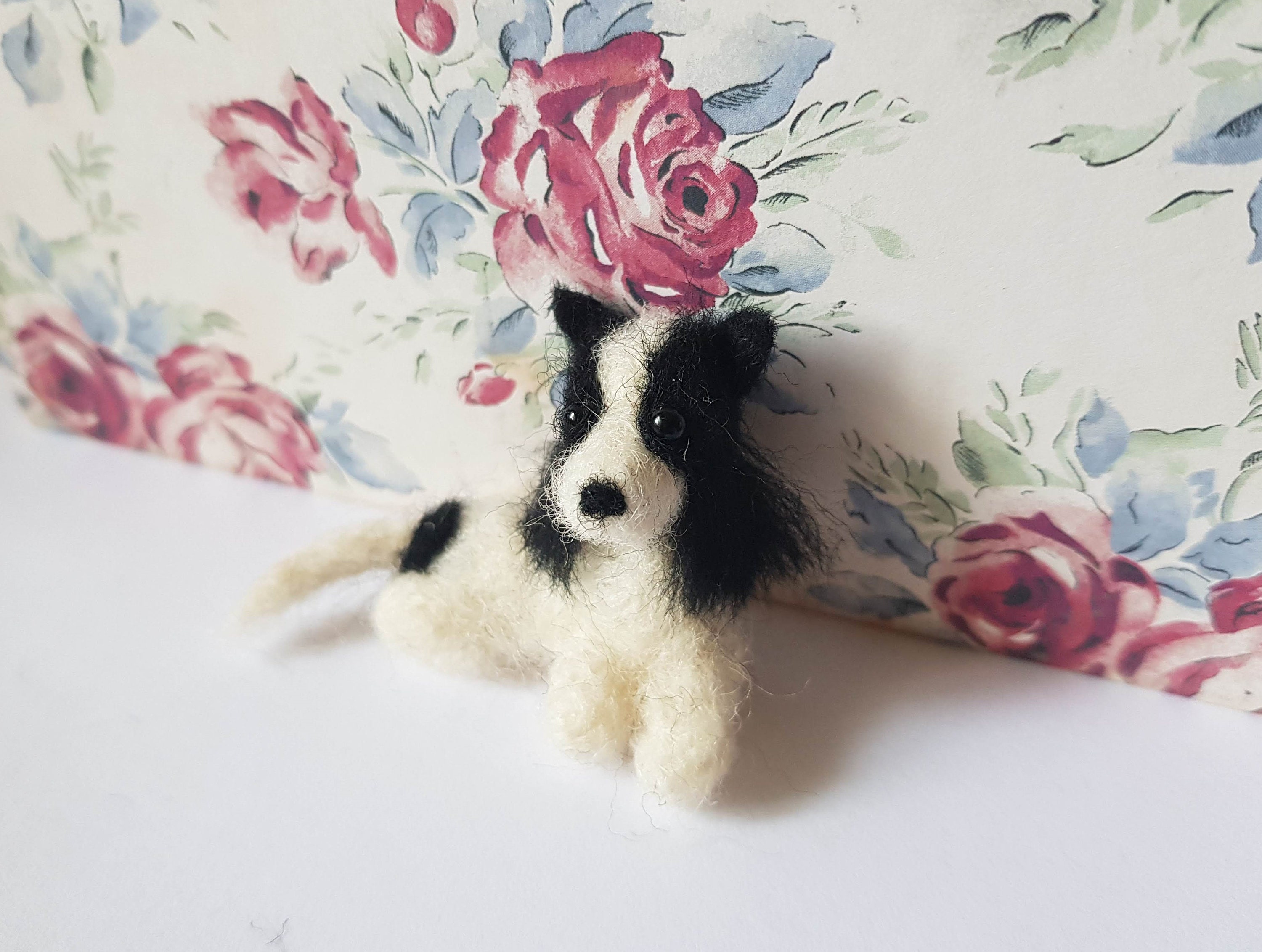 112 Scale Needle Felt Border Collie Dog OOAK Handmade Wool Etsy UK