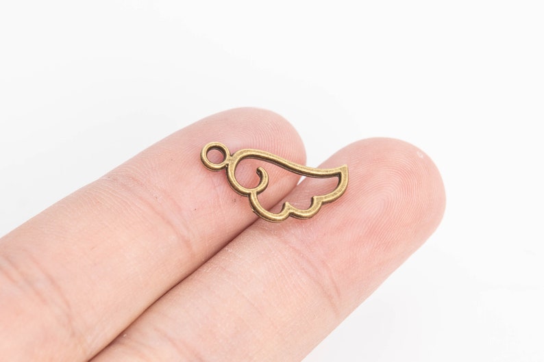 110277-3136 10 Cloud Charm Antique Bronze Tone