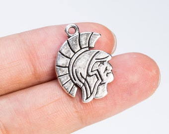 10 Spartans Charm Antique Silver Tone (66976-3420)