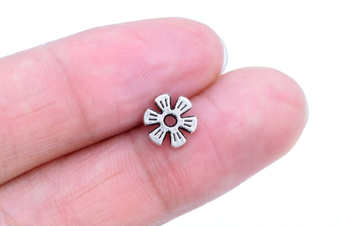 Ciondolo in argento Sterling 925, perline con distanziatori in