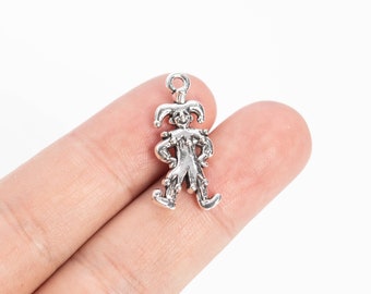 10 Clown Charm Antique Silver Tone (66760-2501)