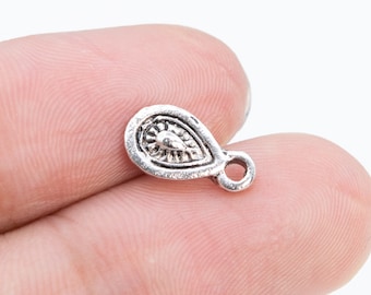Charm de 40 gotas en tono plata antigua (65949-3357)