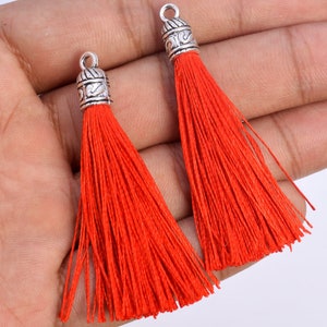 4 kwasten 2,2&quot;/5 cm polyester malakwast met metalen dop rode kleur (60915-029)