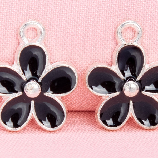 Black Enamel Jewelry Etsy