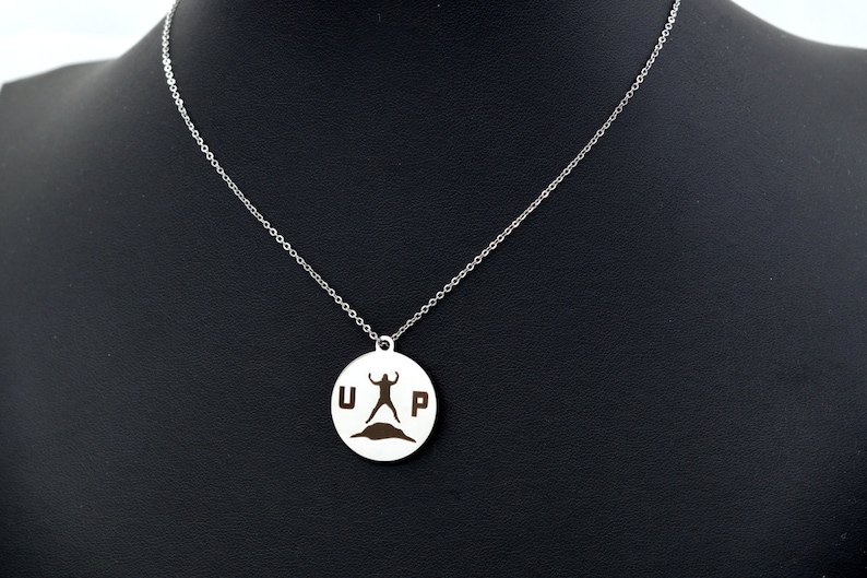 1 pcs Stainless Steel Up Coin Charm 40595-2148