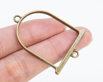 10 Birdcage Charm Antique Bronze Tone(65219-517)