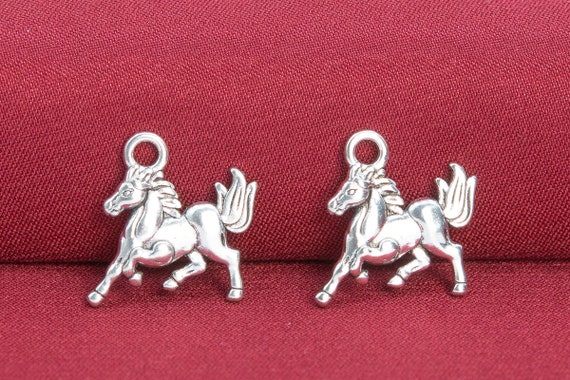 20 Piezas De Dijes De Unicornio, Caballo Y Poni, Dijes De