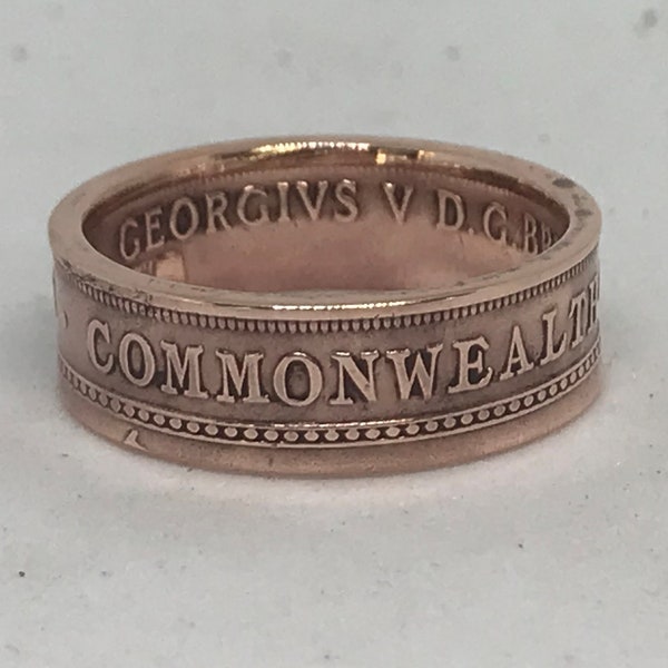 Australië, Gemenebest van Australië, vóór 1936, One Penny Coin Ring