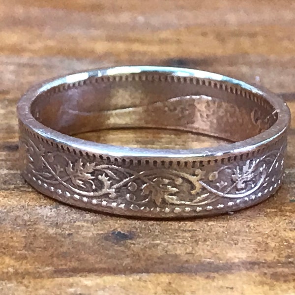 India, Quarter Anna, Coin Ring