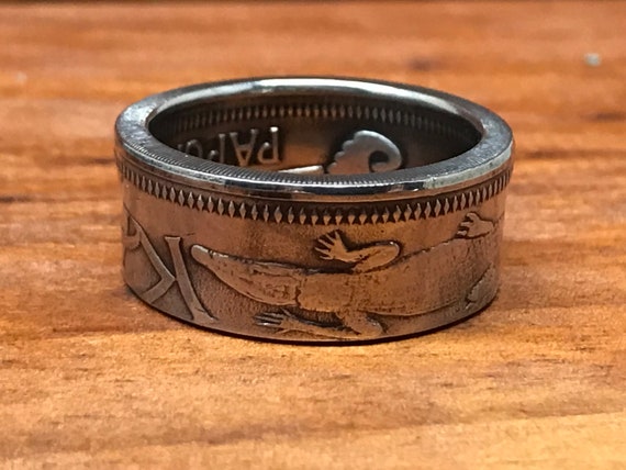 Etsy coin deals ring