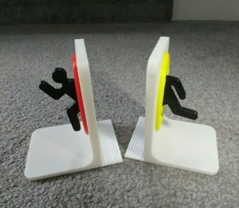 Portal Bookends Xbox PS4 Video Games Rack Movies Stand Pick Etsy UK