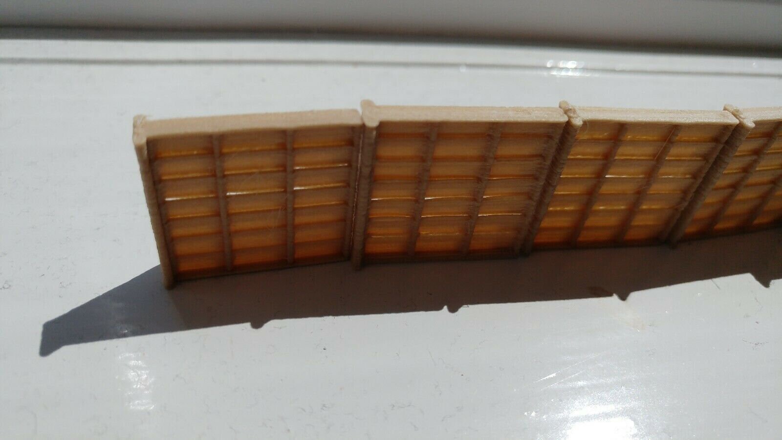 Real Wood Filament 6ft Fence Model Railway Lineside Scenery 00 Etsy