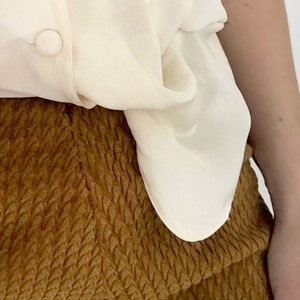 Golden Corduroy Skirt image 2
