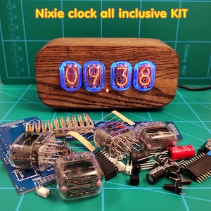 KIT Nixie Tube Clock, Easy Assembly