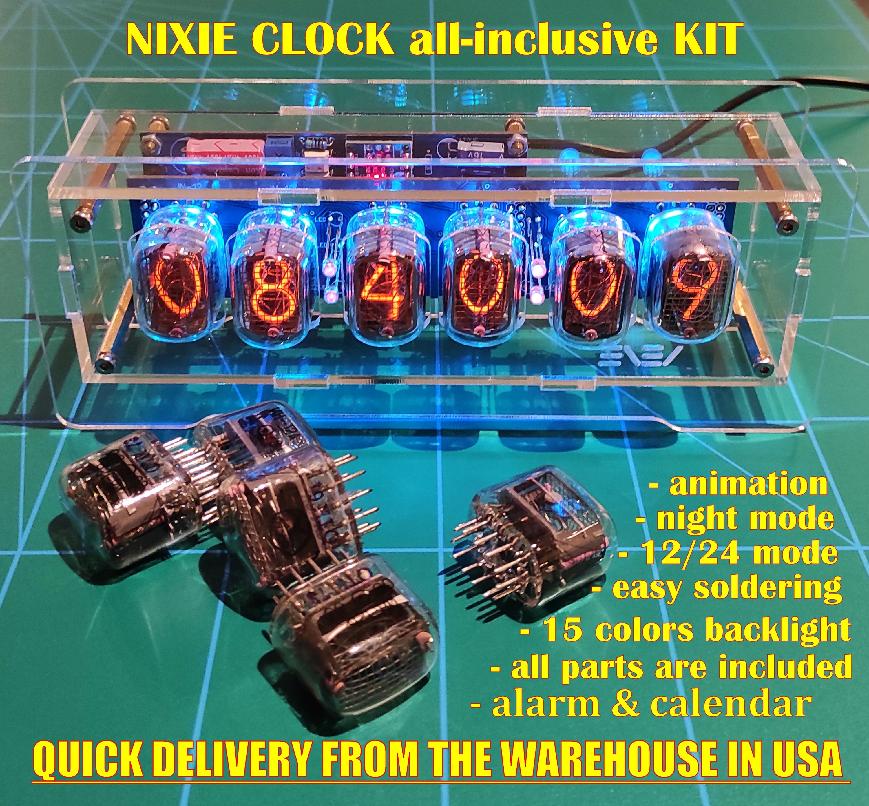 In 8 nixie clock - Etsy 日本