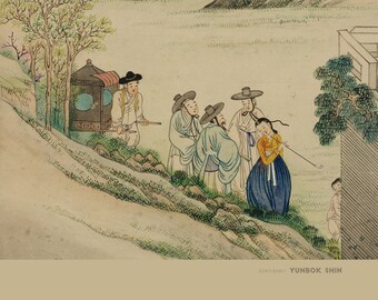 Korean Painting Etsy