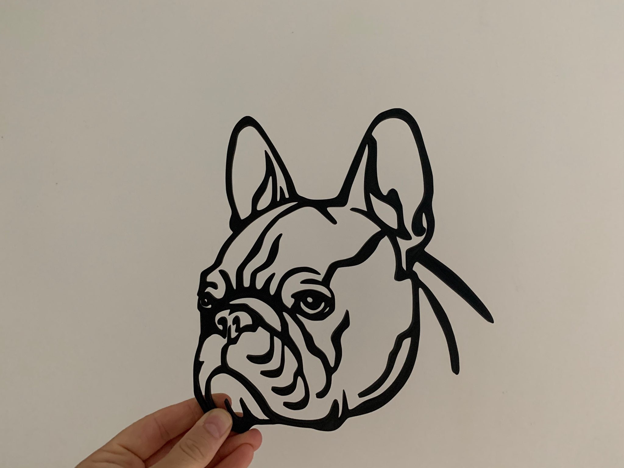 French Bulldog Frenchie Dog Puppy Pet Wall Art Decor Hanging Etsy UK