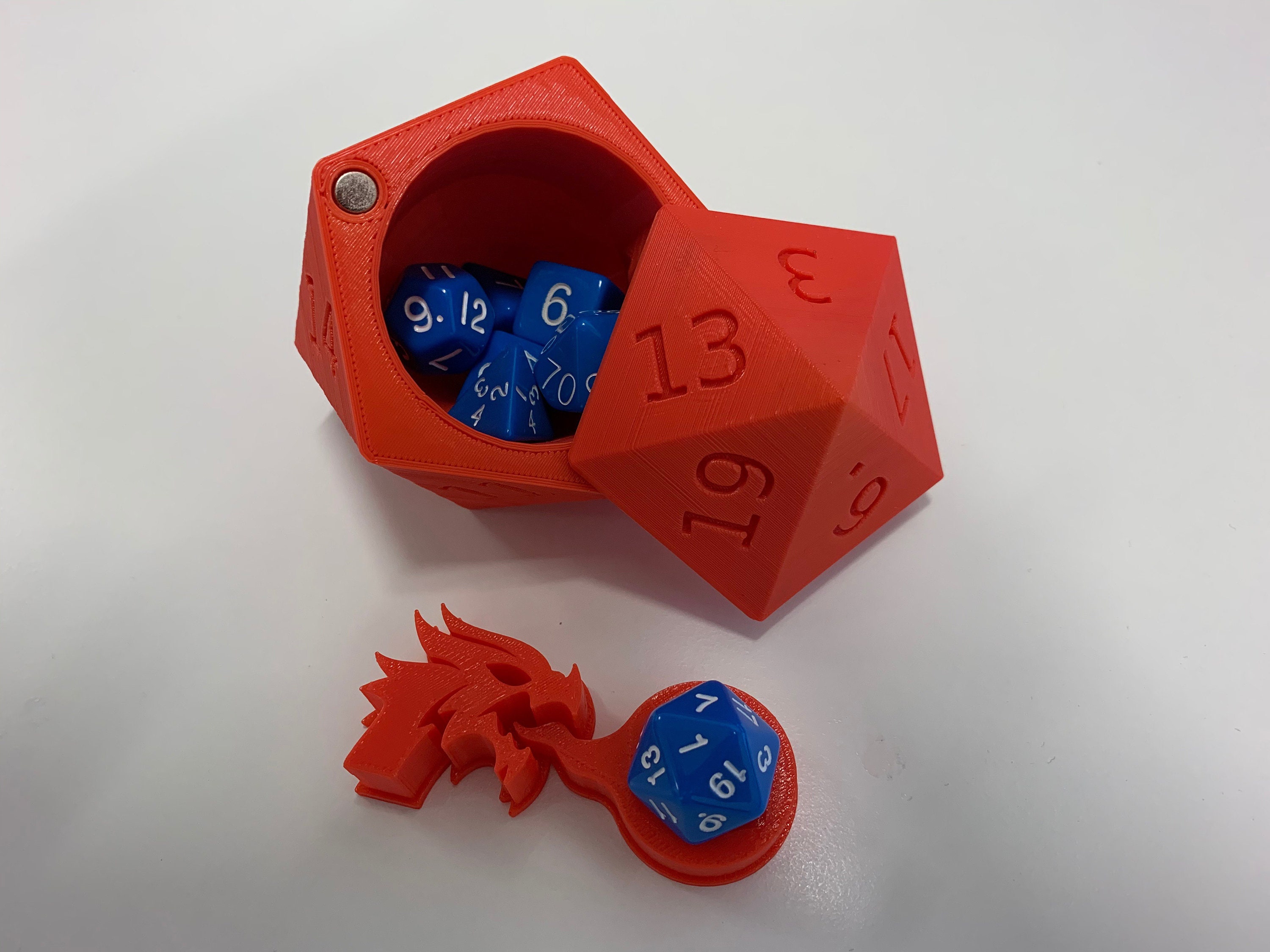 Dungeons and Dragons D20 Dice Holder Storage Etsy