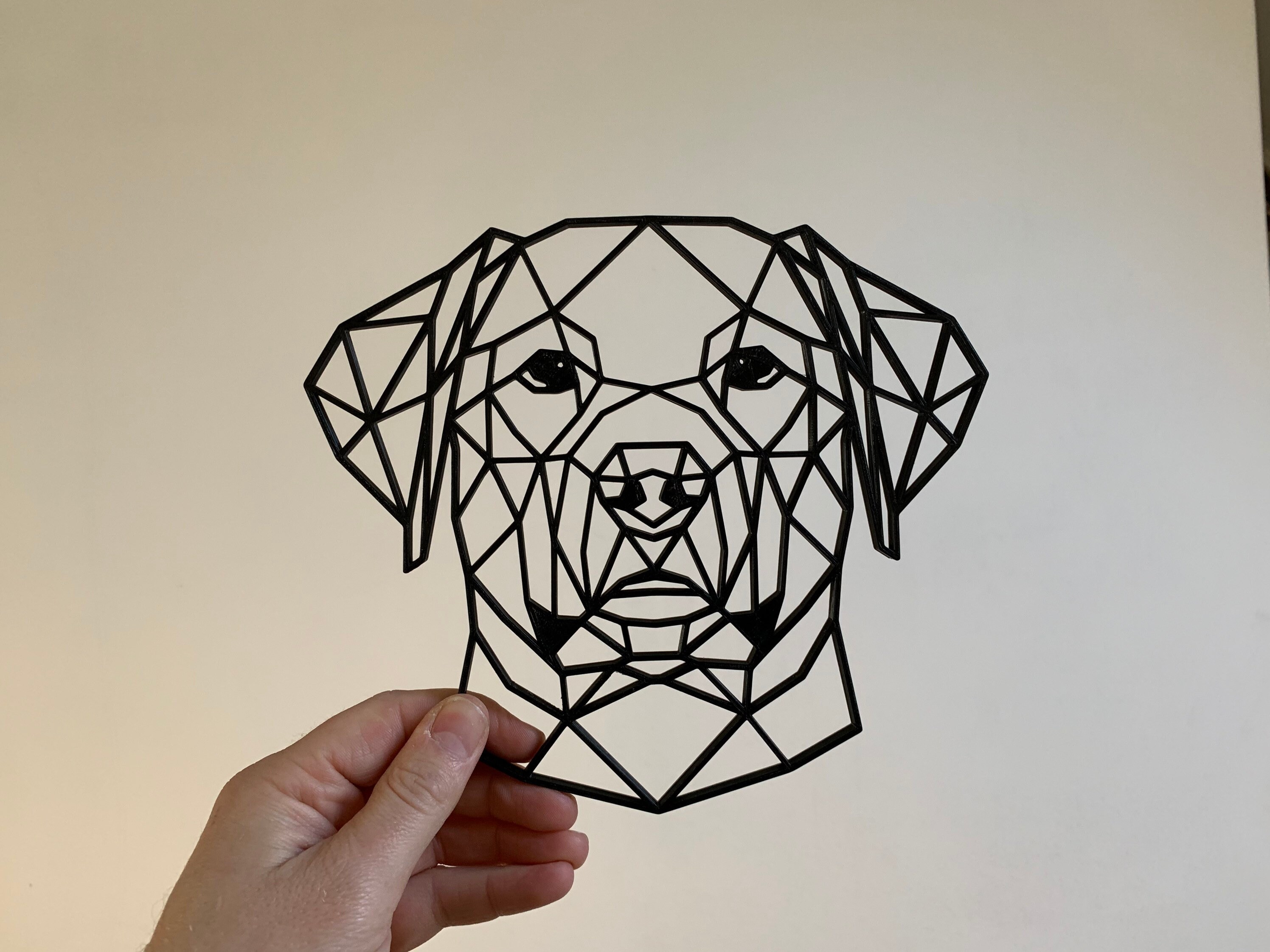 Geometric Labrador Retriever Dog Pet Wall Art Decor Hanging Etsy UK