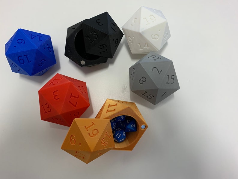Dungeons and Dragons D20 Dice Holder Storage Etsy UK