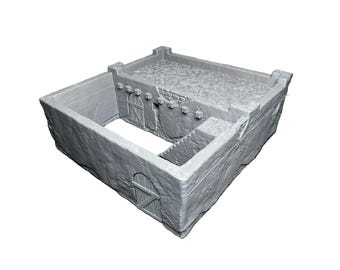 Middle Eastern Desert House Historical Style 28mm 32mm Wargaming Terrain 3D Printed