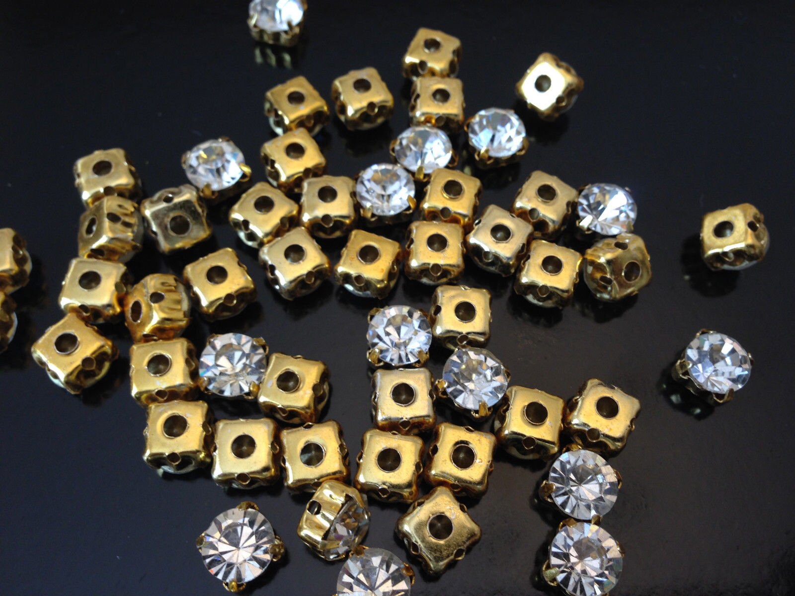 AAAA Grade Gold Yellow Rhinestones Iron on Crystal Decoration Hotfix  Rhinestone Applications For Dresses DIY Garment Accessories