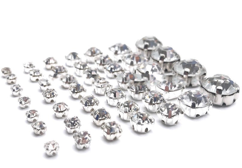 Sew on Crystal Stone Sewing Rhinestones Beads Loose Rhinestone