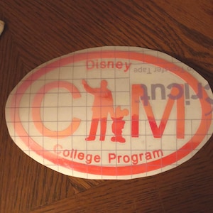 Disney College Program Decal