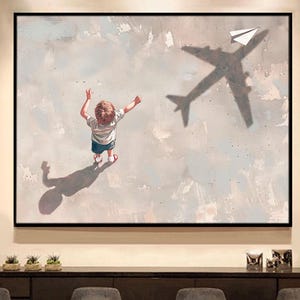 Dream Big - Success Mindset Motivations Leinwanddruck - Büro Wandkunst - Inspirierende Geschäfts Dekoration für Unternehmer - Home Office Decor