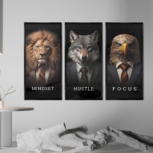 Modern inspirational quote print for workspace and startups