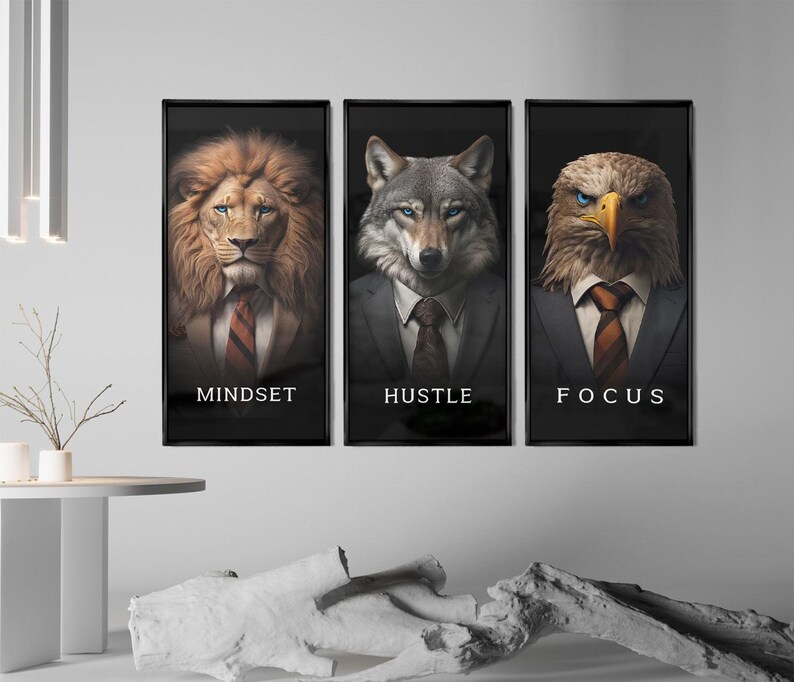 Modern inspirational quote print for workspace and startups