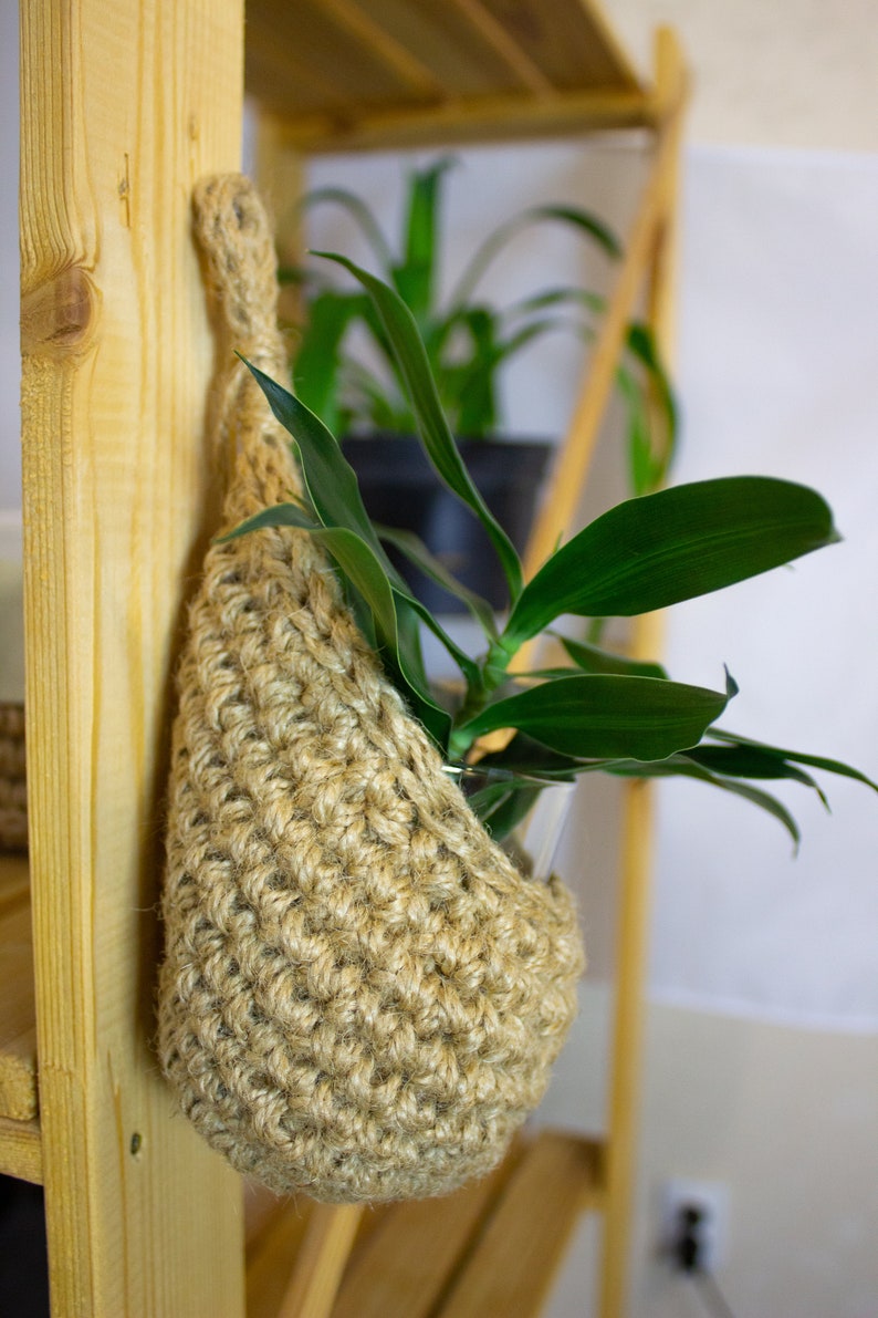 Wall Planter Indoor Set of 2 Hanging Planters Jute Hanging Etsy