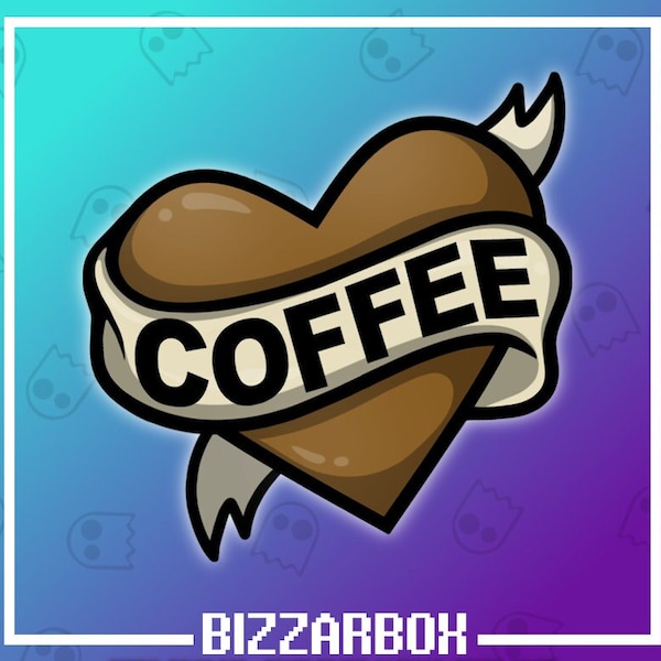 COFFEE LOVE Emote Twitch / Emotes Twitch / Flux Twitch / Emotes Discord / Streamer / Streaming / Graphiques Twitch / Chaîne Twitch / Badges