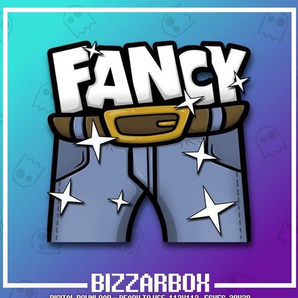 FANTASTISCHE HOSE Twitch Emote / Twitch Emotes / Twitch Stream / Discord Emotes / Streamer / Piercing / Twitch Grafik / Twitch Channel / Badges