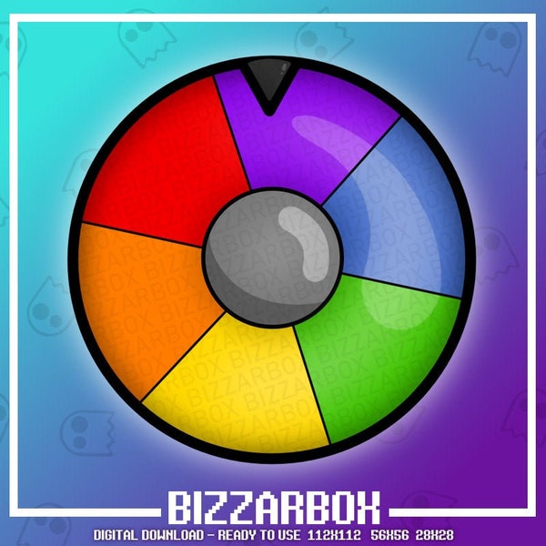 WHEEL SPIN Twitch Emote / Emoji / Badges / Channel Points / Discord / Streamer / Stream / Emotes / Betrachter / Chat / YouTube/ Art / Cute