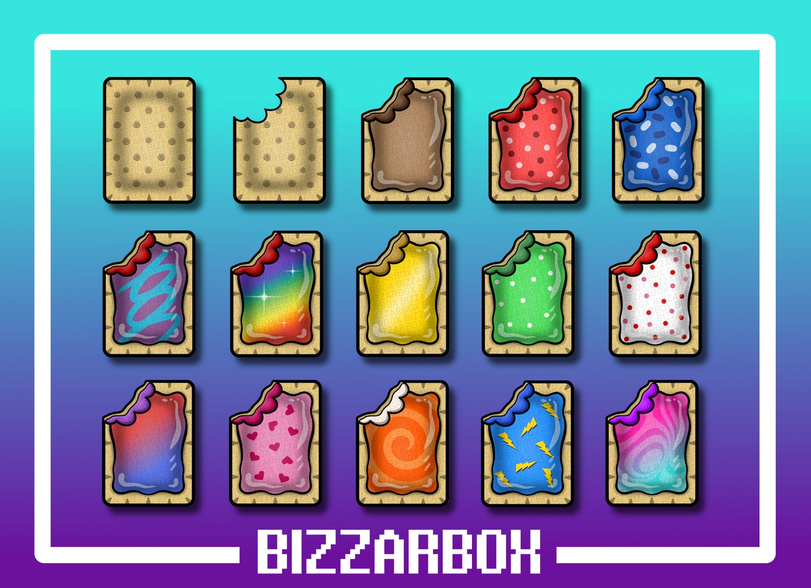 TOASTER PASTRY Twitch Sub Badges / Cheer Bit Badges / Emote / Etsy