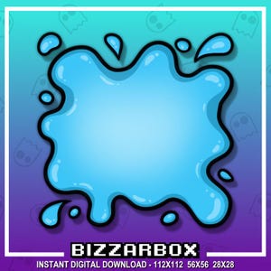 EAU HUMIDE ET HUMIDE Emote Twitch / Emotes Twitch / Diffusion Twitch / Emotes Discord / Streamer / Diffusion en continu / Graphiques Twitch / Chaîne Twitch