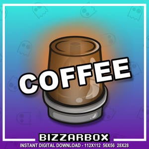 ALERTA DE CAFÉ Twitch Emote / Twitch Emotes / Twitch Stream / Discord Emotes / Streamer / Streaming / Twitch Graphics / Twitch Channel / Cute