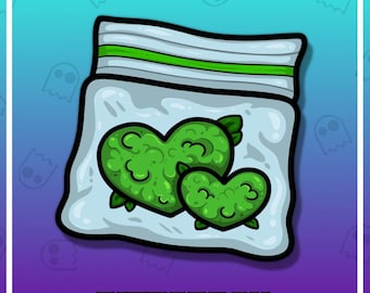 420 NUG LOVE Twitch Emote / Stream / Discord / Streamer / Channel Point Icon / Stoner