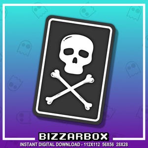 DEATH CARD RIP Emote Twitch / Emotes Twitch / Stream Twitch / Emotes Discord / Streamer / Streaming / Graphiques Twitch / Chaîne / Badges