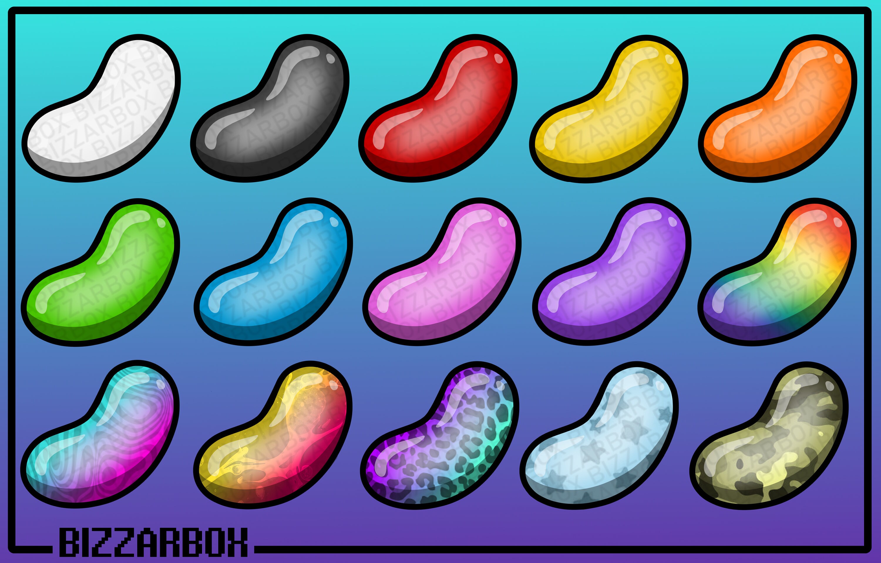 JELLY BEANS Twitch Sub Badges / Cheer Bit Badges / Emote Etsy