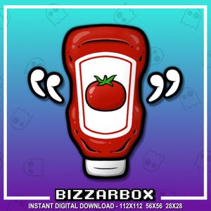 DEFINITELY NOT BLOOD Twitch Emote / Twitch Emotes / Twitch Stream / Discord Emotes / Streamer / Streaming / Twitch Graphics / Twitch Channel
