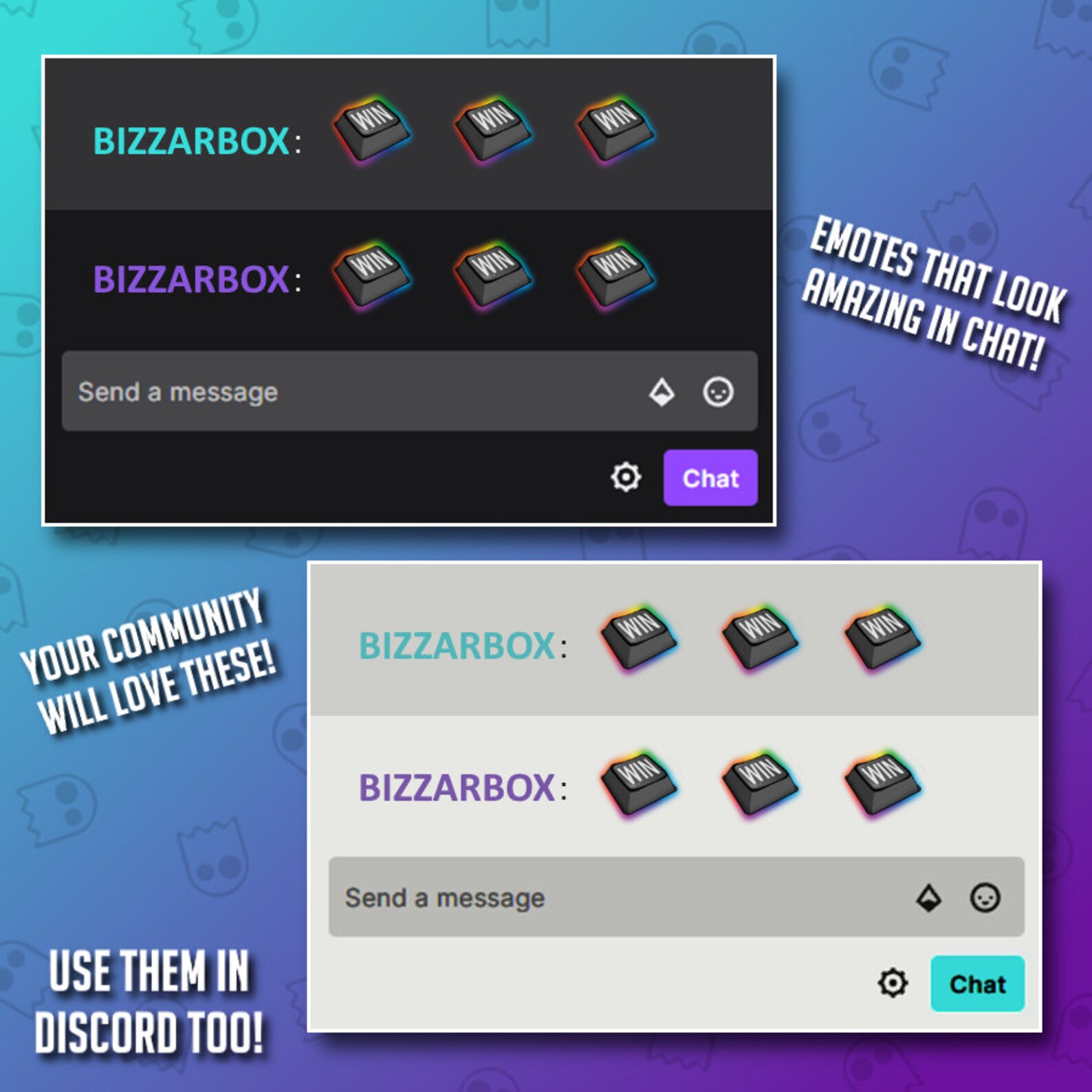 WIN KEY Twitch Emote / Twitch Emotes / Twitch Stream / Discord - Etsy