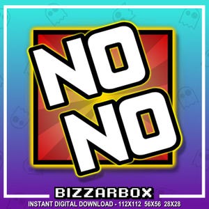 NIE NIE KWADRAT Twitch Emote / Twitch Emotes / Twitch Stream / Discord Emotes / Streamer / Streaming / Twitch Graphics / Channel / Badges / Gg