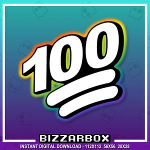 100 PERCENT RAINBOW Twitch Emote / Twitch Emotes / Twitch Stream / Discord Emotes / Streamer / Streaming / Twitch Graphics / Twitch Channel