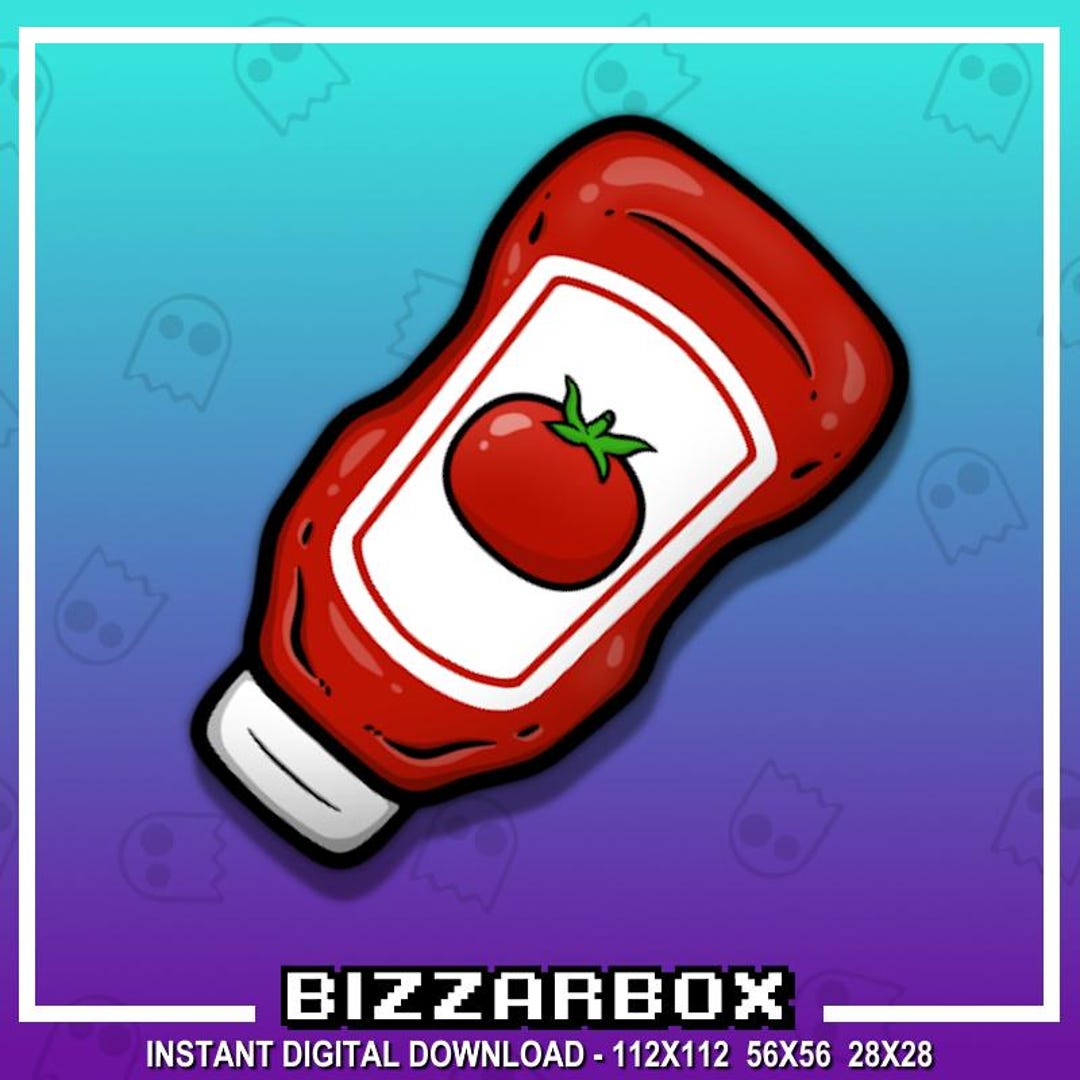 KETCHUP Twitch Emote / Twitch Emotes / Twitch Stream / Discord Emotes ...