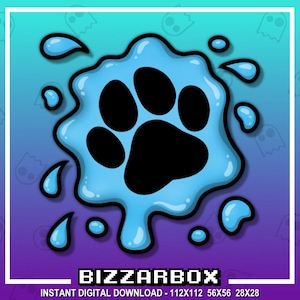 MOIST PAW Twitch Emote / Twitch Emotes / Twitch Stream / Discord Emotes / Streamer / Streaming / Twitch Graphics / Twitch Channel / Furry